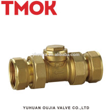 High qulity brass color union check valve